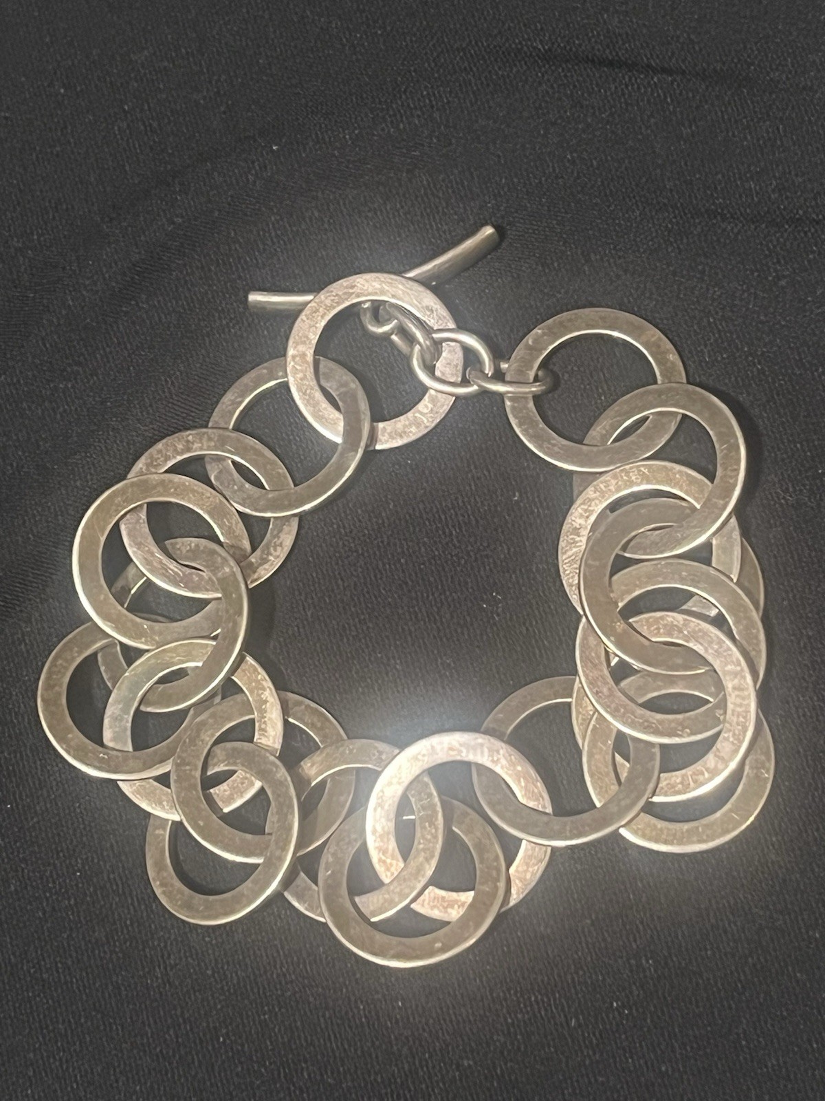 Silpada Sterling Silver Interlocking Circles Togg… - image 3