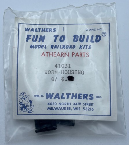 Carcasa de gusano Walthers 41031 HO/O (paquete de 4) | Condition: Used