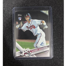 2017 Topps Update Variation Dansby Swanson #87 Rookie Dirt on Jersey Braves