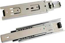 6" Full Extension Drawer Slides Telescopic Ball Bearing Slide Rail - 1 Pair