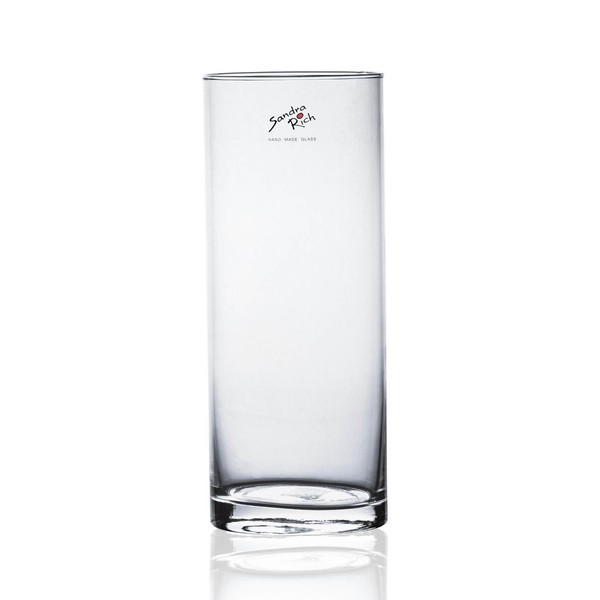Glasvase, Dekoglas Cyli Zylindrisch Rund H. 25Cm D. 10Cm Glas Sandra Rich-image