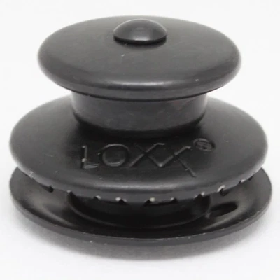 LOXX® Oberteil großer Kopf - Messing schwarz verchromt Plane Cabrio Persenning