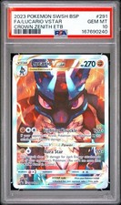 Lucario VSTAR SWSH291 SWSH: Carte promozionali spada e scudo Holo PSA 10