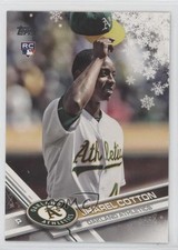 2017 Topps Holiday Wal-Mart Exclusive Jharel Cotton #HMW123 2t8