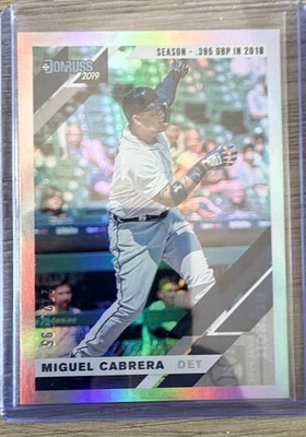2019 Panini Donruss - Miguel Cabrera #100 Career Stat Line /465