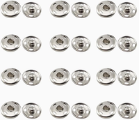 12 SäTze AnnäHen DruckknöPfe Aus Metall, 21Mm Snaps, Druckknopf NäHen, FüR Kleid