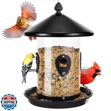 Kingsyard 4.5 lbs Large Metal Bird Feeders for Outdoors Hanging w