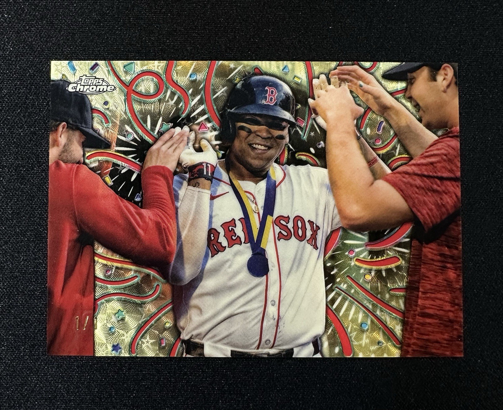 2024 Topps Chrome Update Celebracion Rafael Devers Superfractor 1/1