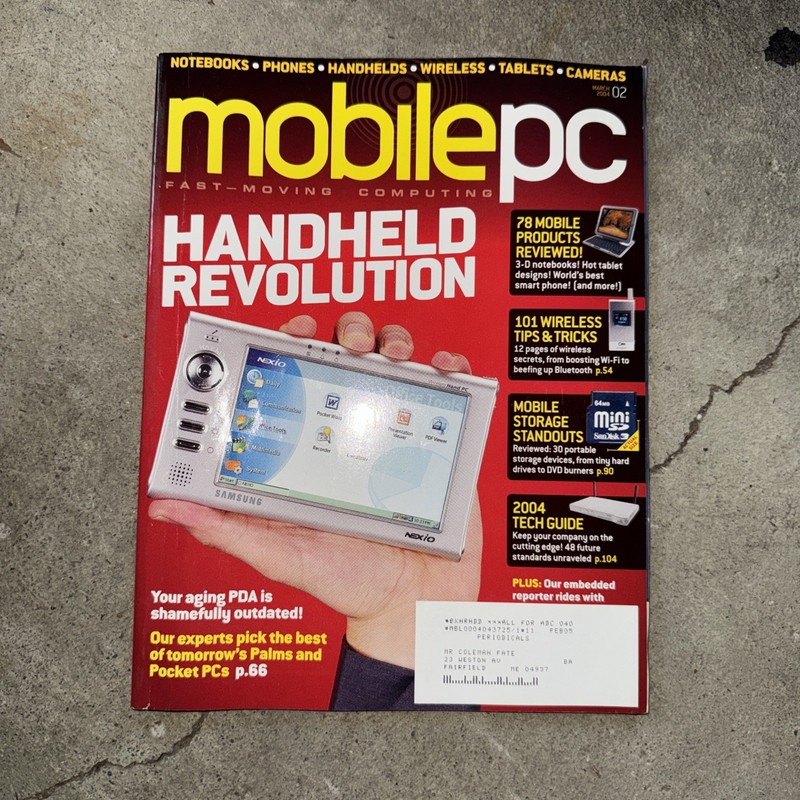 Mobile Pc Magazine Lot Of 10 Magazines 2004