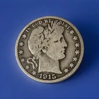 1915 Barber Half Dollar Silver Coin, Nice Details ,  Sanfrancisco