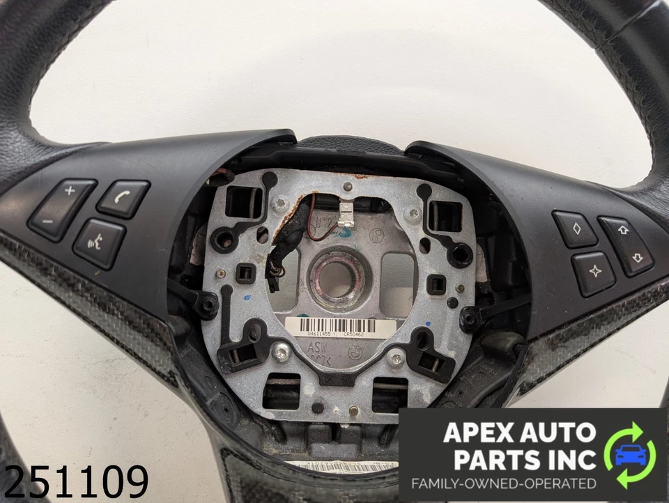 OEM 2006 BMW 650i 4.8L heated leather steering wheel with paddle shift heated — 第 4/4 张图片