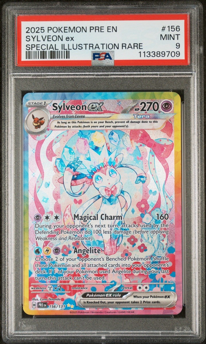 ポケモンカードゲーム pokemon card Sylveon ex sar 156/131 Sylveon EX SIR 156/131 Prismatic Evolutions English Holofoil