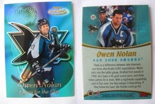 1999-00 Topps Gold Label Quest for the Cup One of One QC8 Owen Nolan 1/1