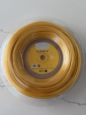 Luxilon 4G 125 (oro) Corda da tennis 660 piedi 200 m mulinello