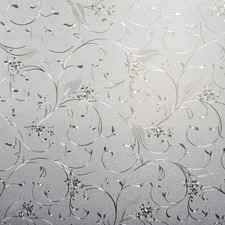 Niviy Frosted Window Film Static Cling Non-Adhesive Privacy Glass 35.4"x118"