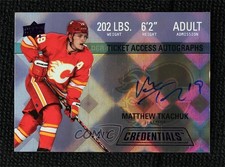 2024 Credentials 2024-25 Upper Deck Update Purple 2/2 Matthew Tkachuk Auto 12ee