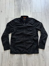 Hugo Boss Zipped Overshirt Shacket Black | Size: M | RRP-£179
