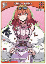 Ichijou Ririka C hololive OFFICIAL CARD GAME hBP04-034 Curious Universe ENGLISH