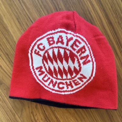 FC Bayern Munich Reversible Beanie Red Navy Official Stadium Merchandise