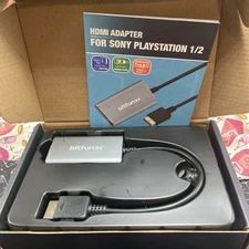 PS2/PS1/PS One HDMI Adapter - Built in RGB to Component Switch, Supports RGB/Com