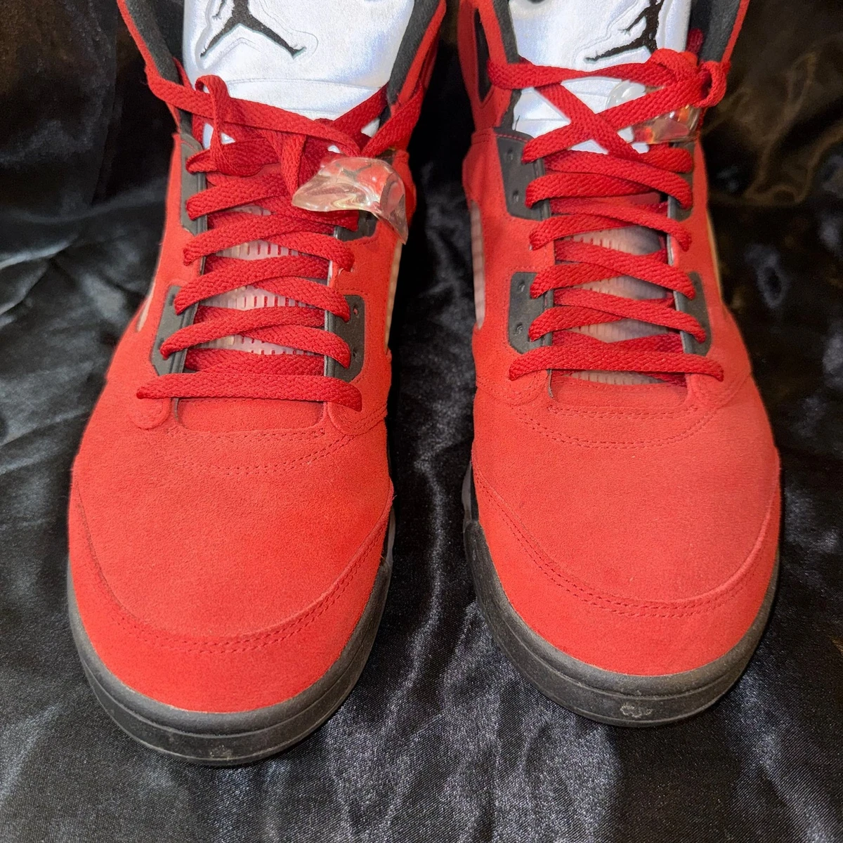 Jordan 5 Retro Raging Bull Red Suede for Sale | Authenticity