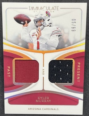 Kyler Murray 2024 Panini Immaculate Past and Present Materials /99 -  #PAP-KMY