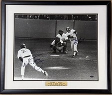 Bucky Dent Mike Torrez 1978 Playoff Hr  Yankees Signed Framed 16x20 Steiner Auto