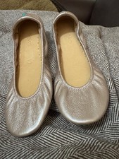 Tieks Metallic Champagne Ballet Flats Size 7 Limited Edition Unworn