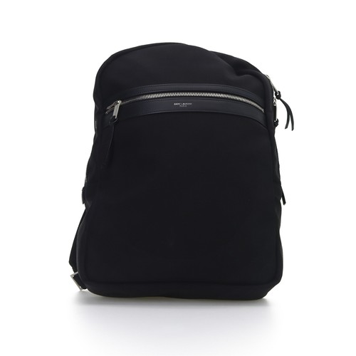 SAINT LAURENT City Canvas Backpack Black 533232-GIV3F-1000