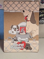 VINTAGE 1986 Tonka  POUND PUPPIES  20" x 14" WOOD SIGN  STORE DISPLAY 