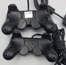 Pair of Official OEM Sony PlayStation 2 / PS2 Dualshock 2 Controllers (Tested)