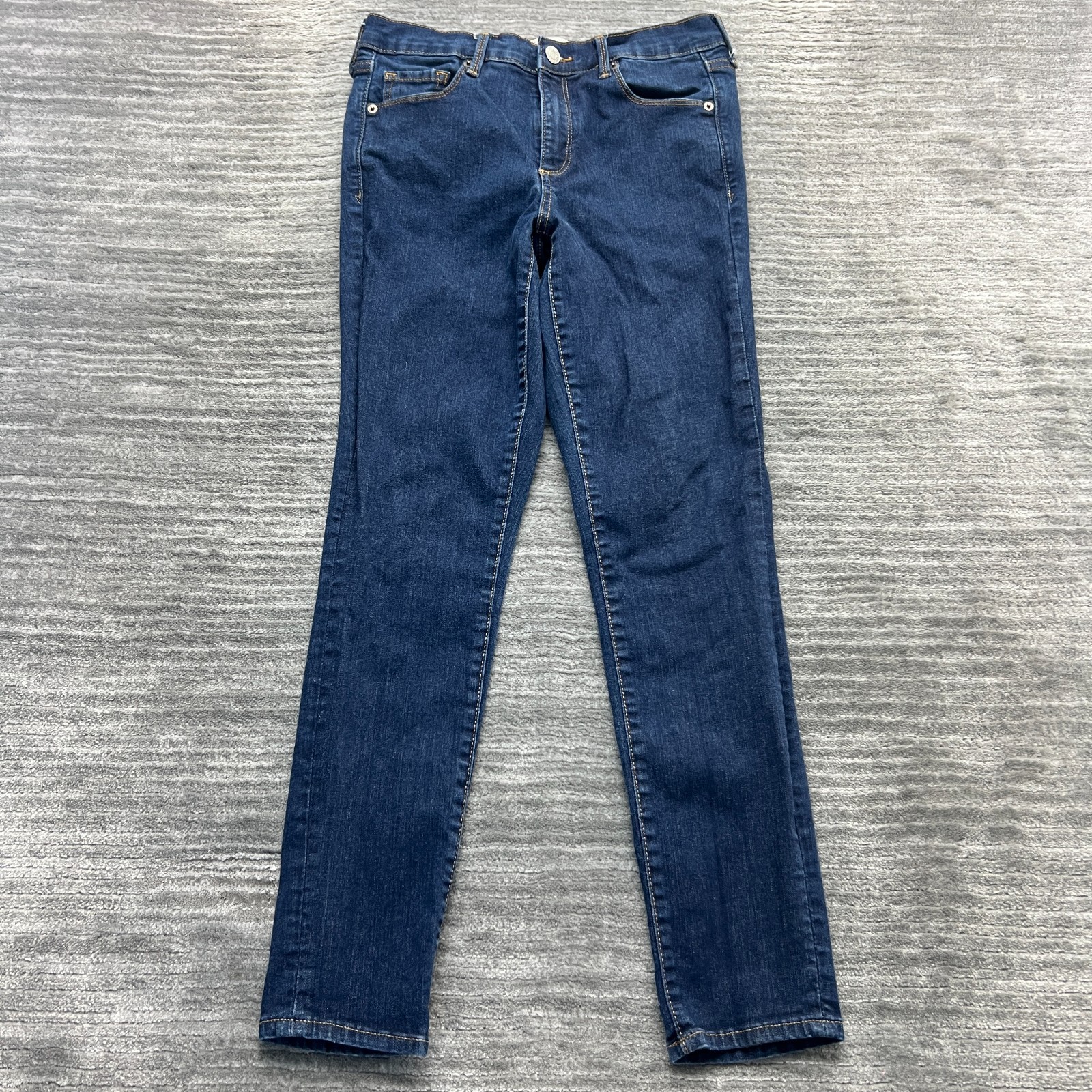 GAP Jeans Size 6 Womens True Skinny Mid Rise Medium Wash Blue Denim
