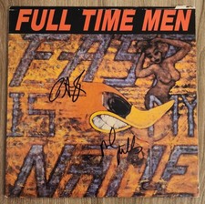 Peter Buck & Mike Mills Signed Full Time Men Self Titled Vinyl Record R.E.M. RAD