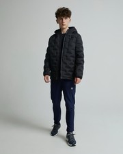 Under Armour Junior Bonded Quilted Puffer Jacket Black/Castle Rock Sz: L 14-16