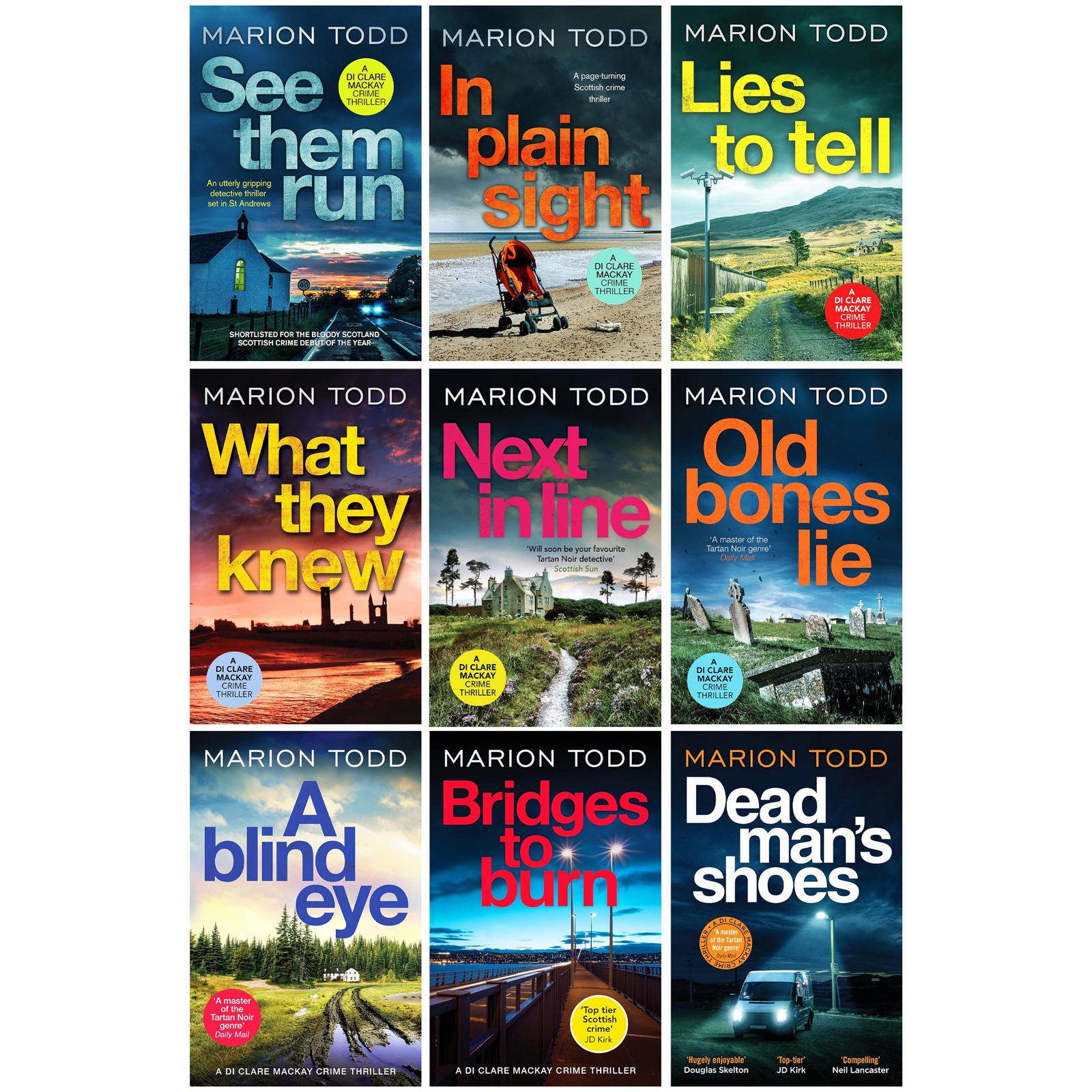 Detective Clare Mackay Series 9 Books Collection Set By Marion Todd (Books 1-9) - Image 3