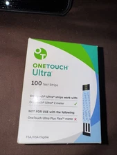 One Touch Ultra Test Strips 100 ct exp 1/2026 —45$$