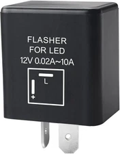 ESEWALAS 2-Pin Electronic Turn Signal Flasher Relay, 12V Relay for... 