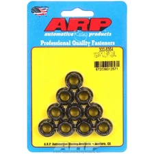 ARP Nut Kit 300-8364; 12-Point Nuts M10 x 1.25 RH, 12-point, Chromoly, 10pcs