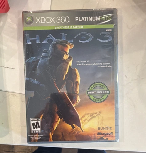 Halo 3 (Xbox 360 Platinum Hits Edition) Factory Sealed.