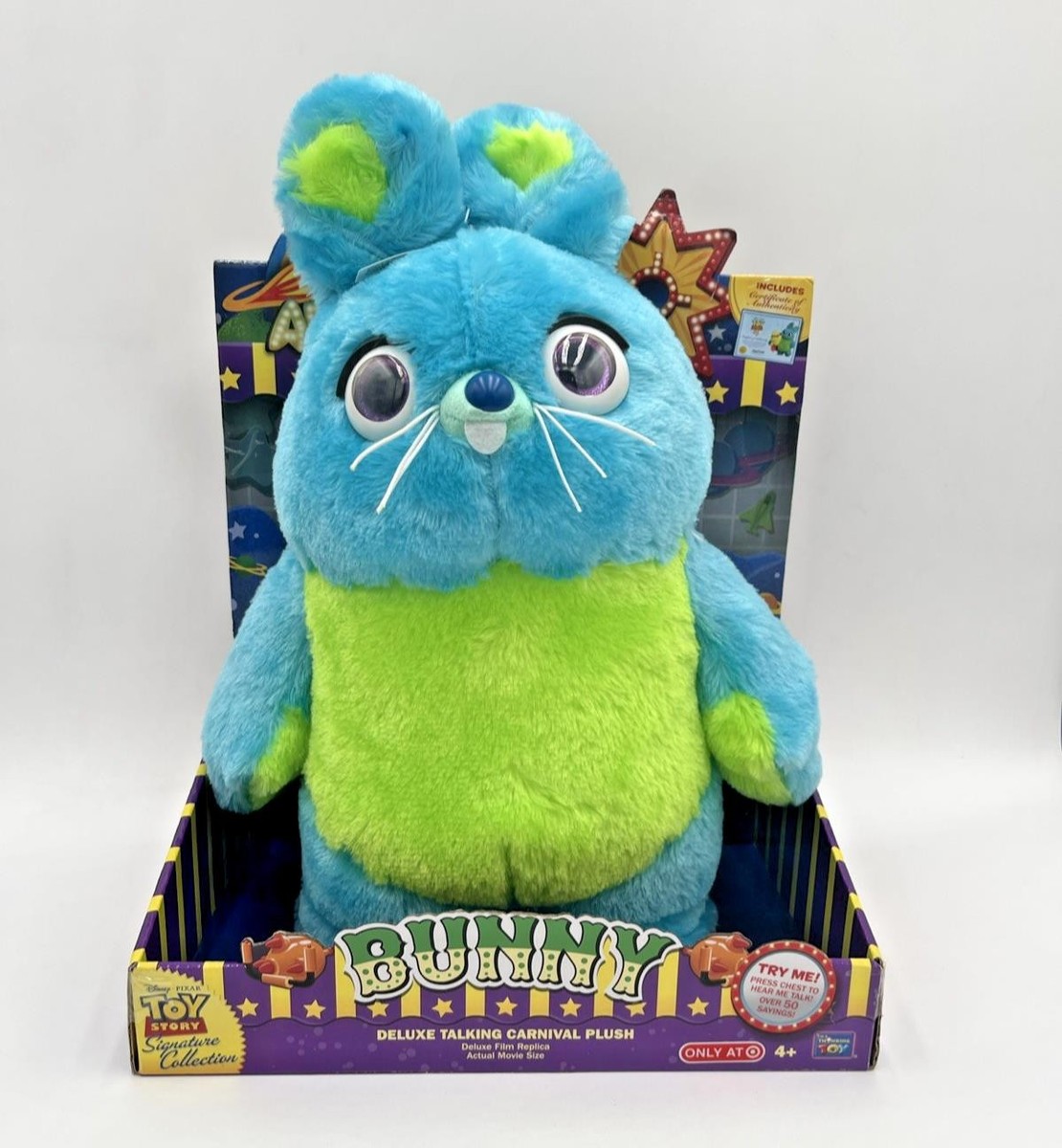 Toy Story Signature Collection Bunny Plush Talking COA Film Scaled