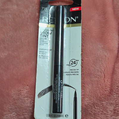 Revlon ColorStay Brow Tint Pen Soft Black Waterproof 0.06 fl oz MPN 715
