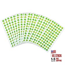 St Patricks Day Stickers,1440 Pcs Shamrock Stickers,Lucky Irish Green 1440pcs