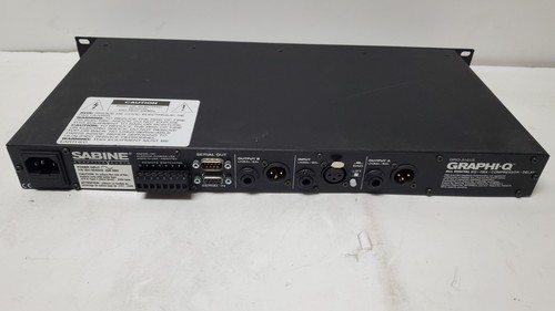 Sabine GRQ-3101S Adaptive Audio Graphi-Q All Digital EQ FBX Compressor Delay - Picture 5 of 7