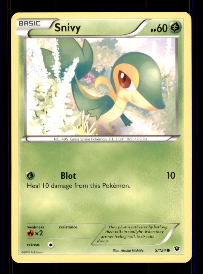 Snivy 5/124 Fates Collide Pokemon TCG LP