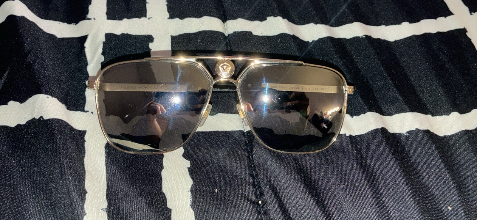 Versace VE2238 men's rectangular sunglasses - image 1