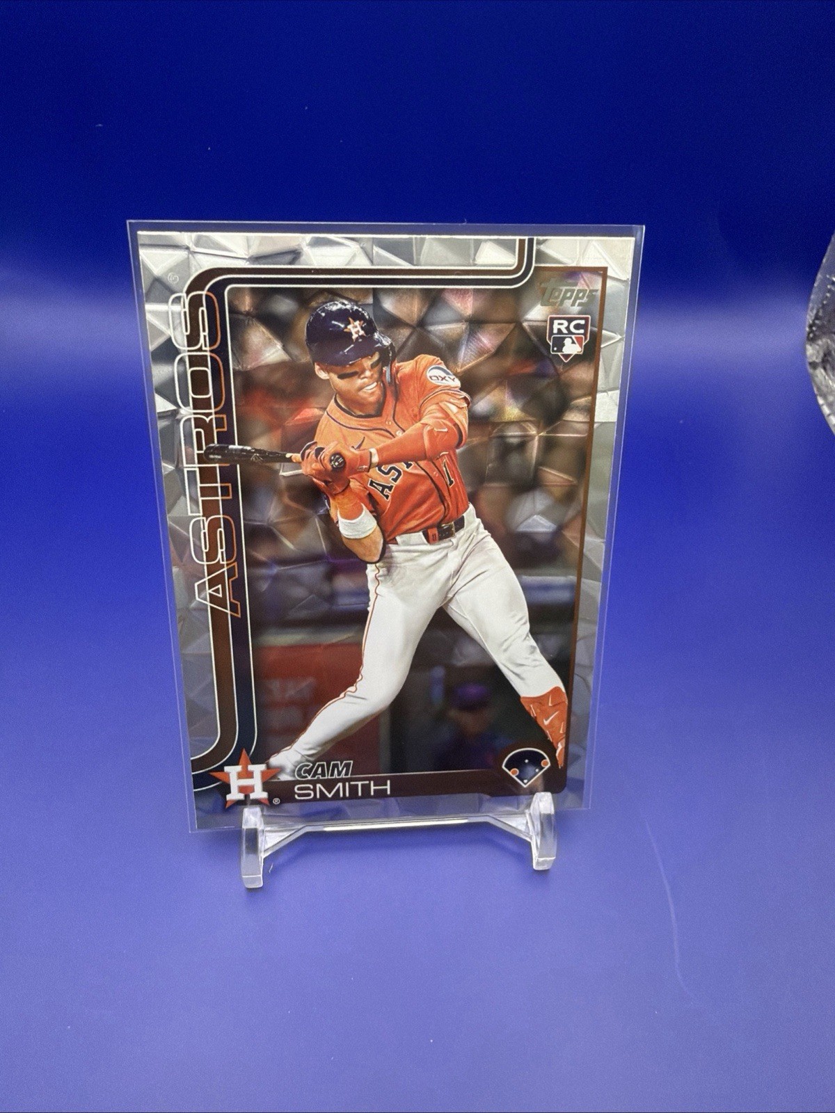 Cam Smith Cracked Ice RC 2025 Topps Update Series Baseball Card #US298 Astros