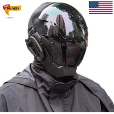 High-Quality Punk Mask for Halloween Cosplay - Adjustable Lightweight Design