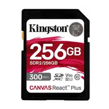 SD-Karten CARD 256GB Kingston Canvas React Plus SDXC 300MB/s NEW