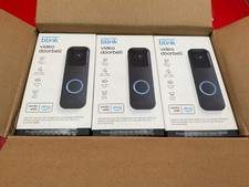 Blink Video Doorbell black B08SG2MS3V NEW SEALED BOX 1080p       