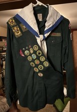 Vintage BSA Air Explorer Uniform Patches 50s Shirt Pants Belt Sash Neckerchief